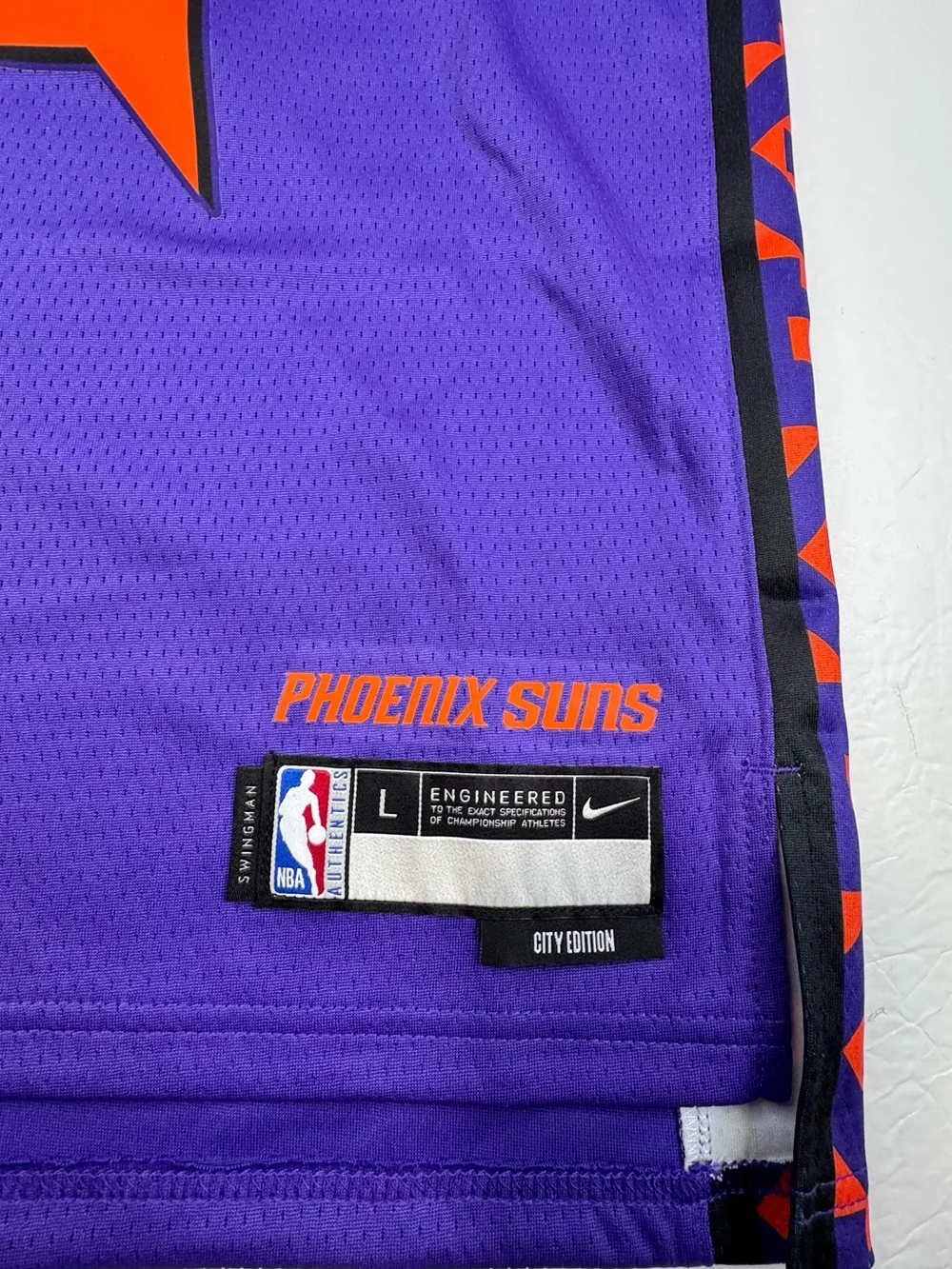NWT Nike Phoenix Suns NBA Jersey Kids Large 14/16 Purple “The Valley” Basketball